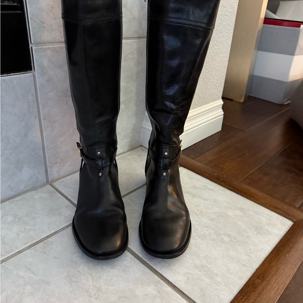 Tory Burch “Brita” Black Riding Boots  Sz. 10.5
EXCELLENT condition.